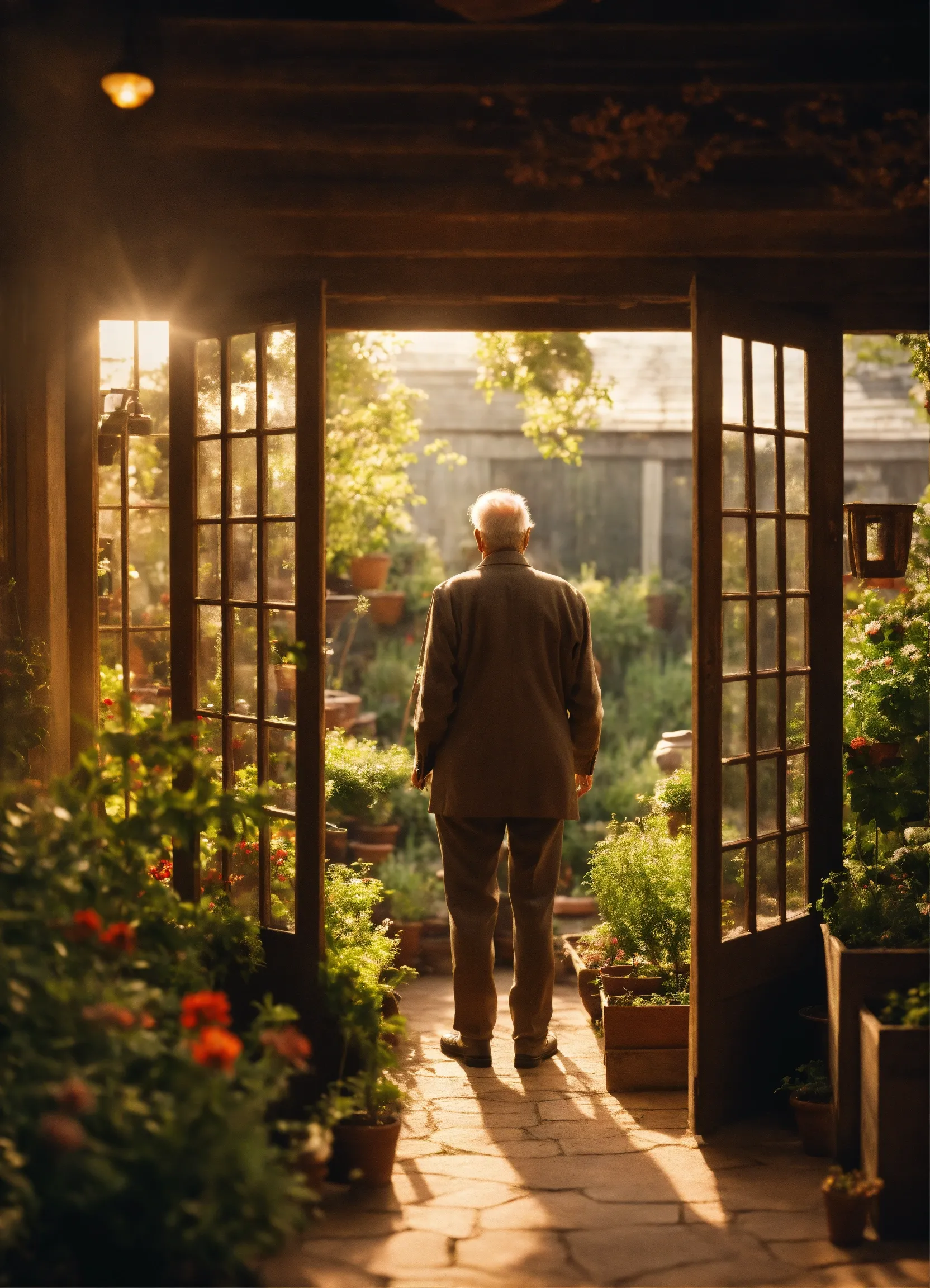 Natural environment with flowers