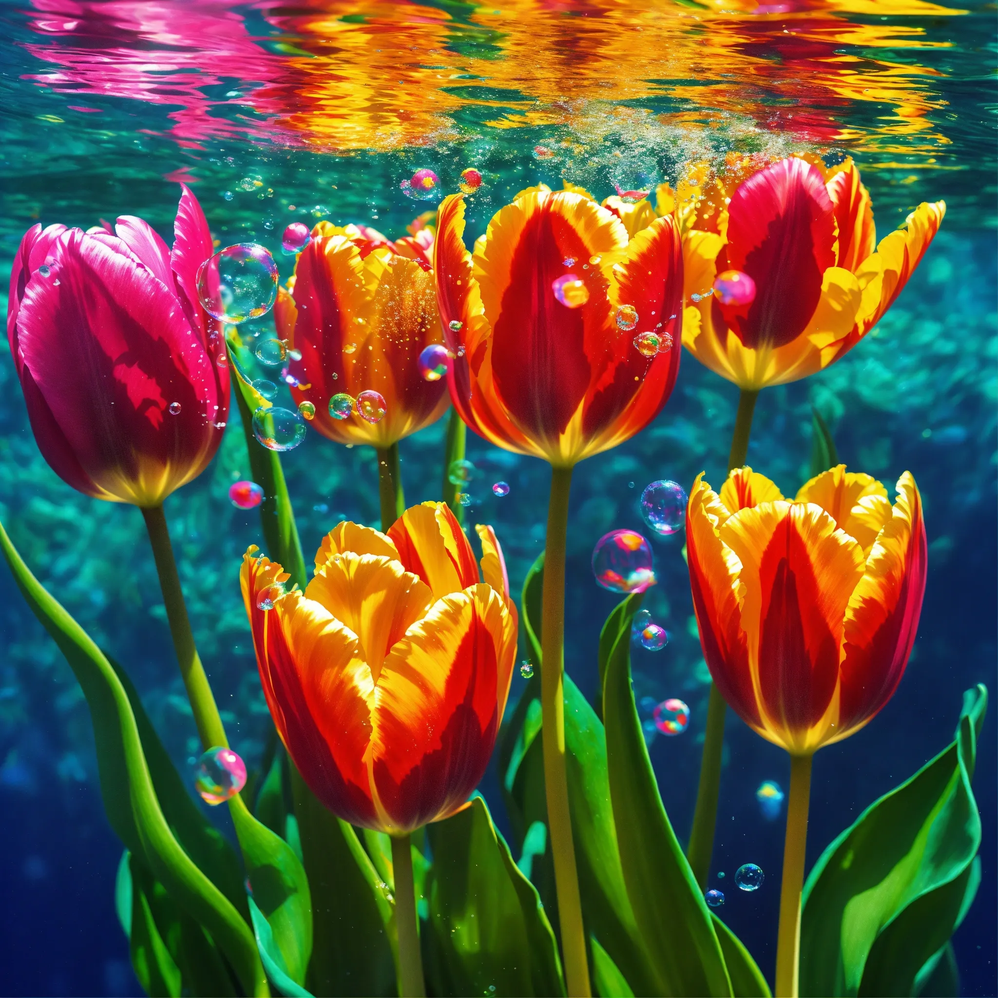 Infographic showing flower effects